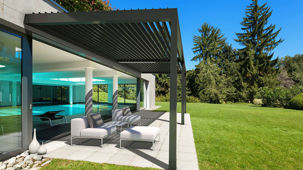 Pergola QUBE von ERHARDT Markisenbau GmbH