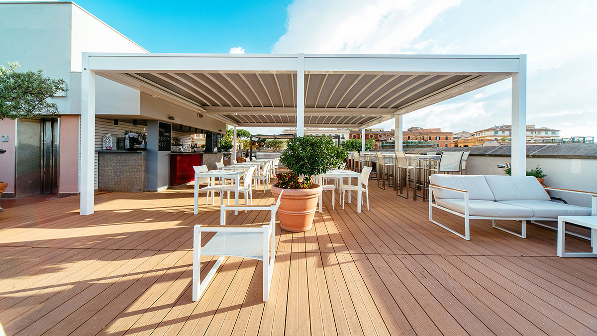 Pergola QUBE von ERHARDT Markisenbau GmbH