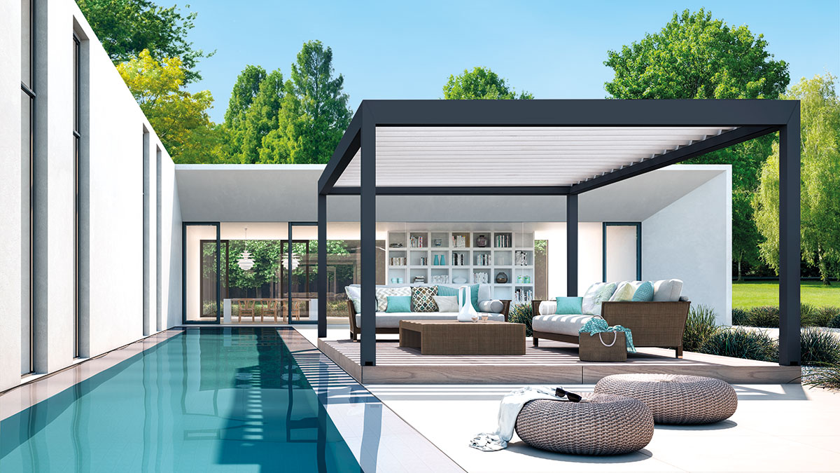 Pergola QUBE von ERHARDT Markisenbau GmbH